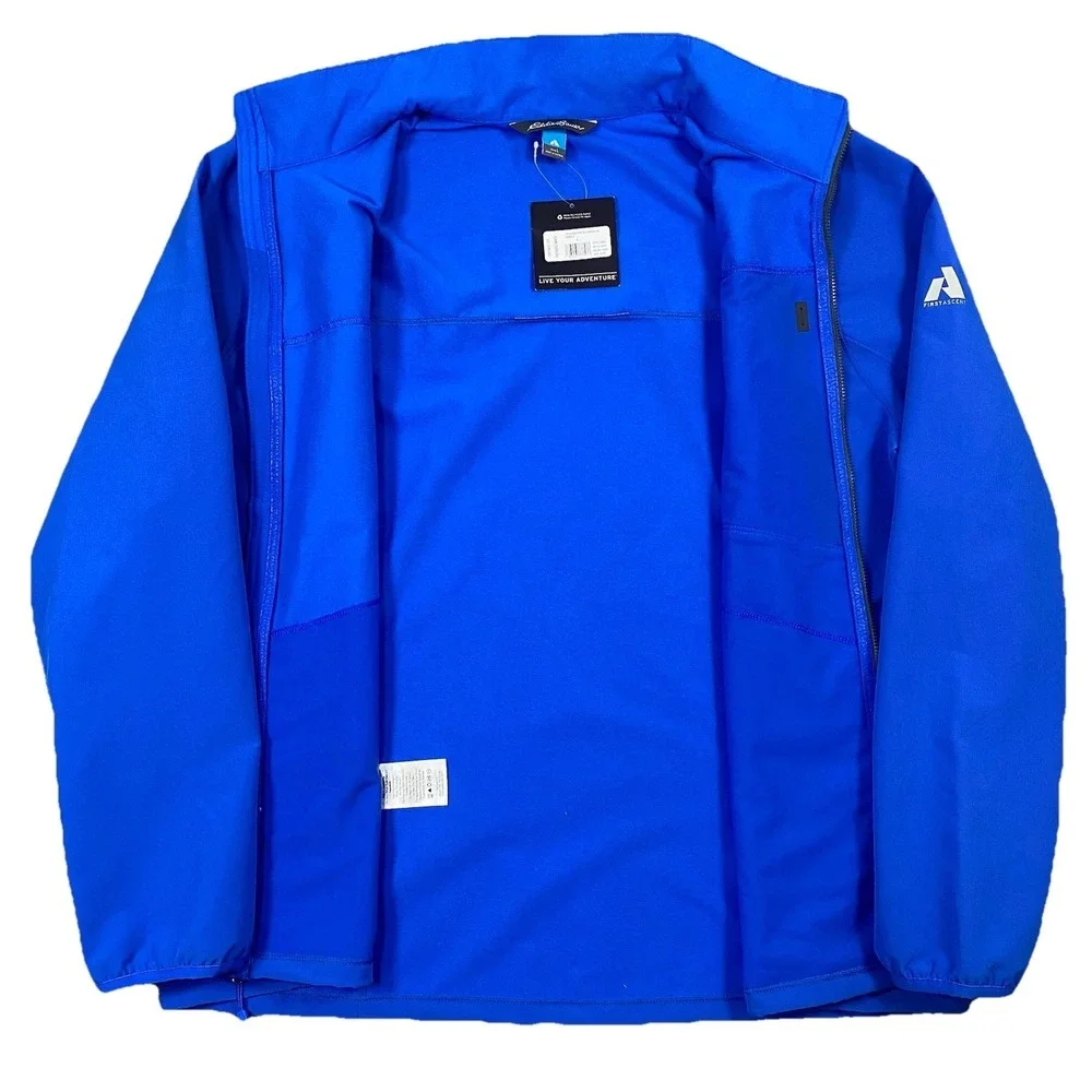 New Eddie Bauer First Ascent‎ Lightweight Jacket Mens L Sandstone Outdoor Hiking